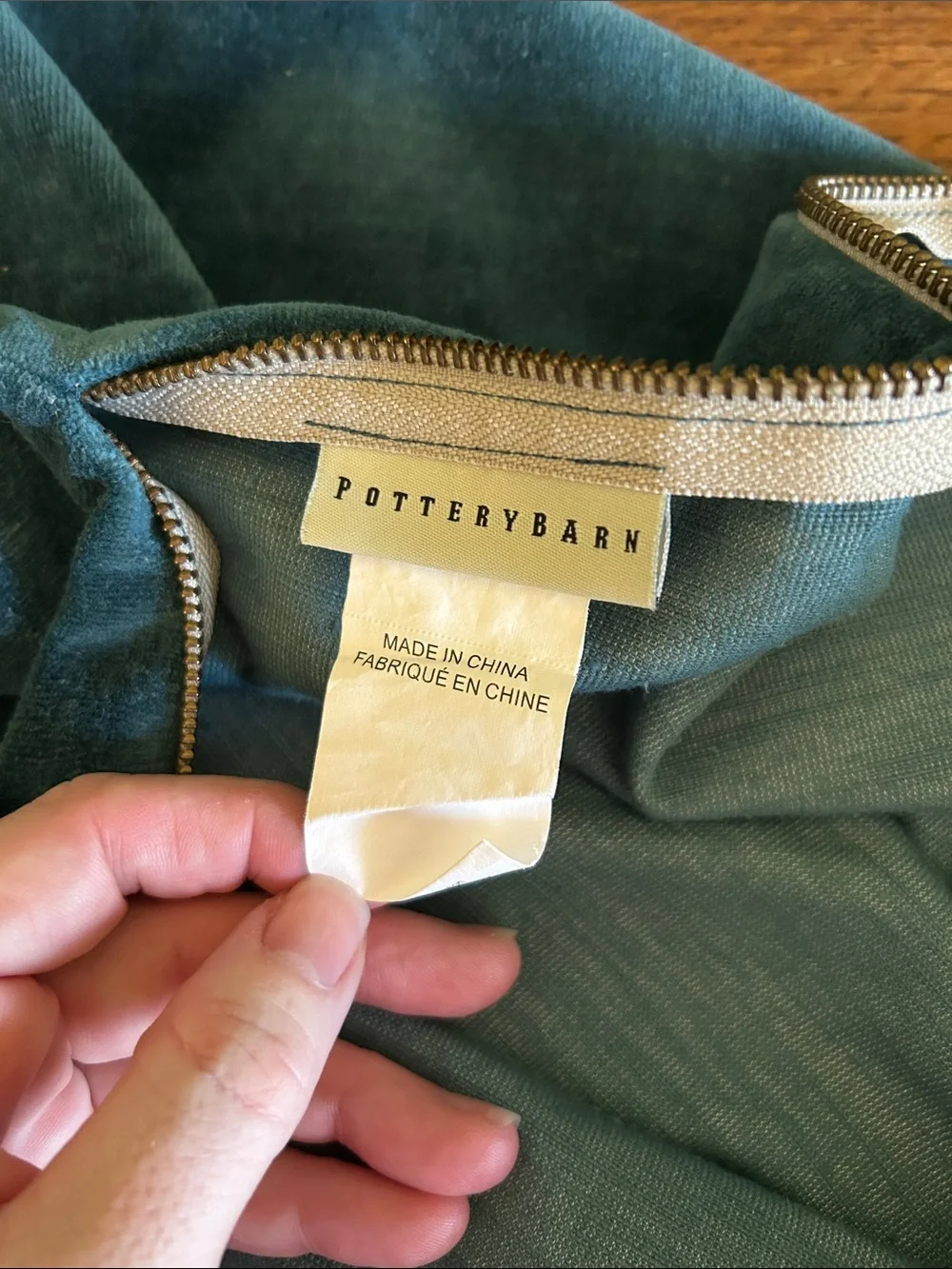 Pottery Barn teal green